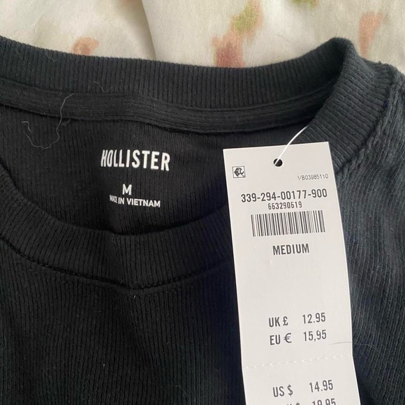 Hollister brand new with tags short sleeve ribbed t shirt - Picture 3 of 3